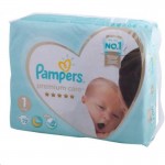 Подгузники, Pampers (Памперс) 2-5 кг р. 1 №72 премиум кеа ньюборн